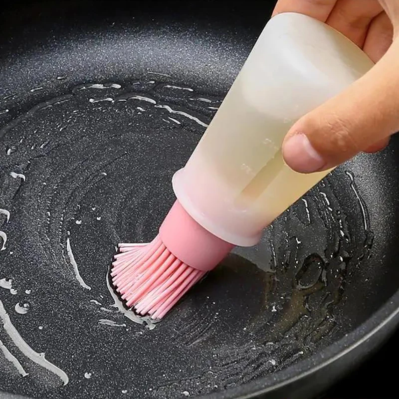 Kitchen Baking Gadgets - New 2026 1PC Silicone Oil-Bottle Brush