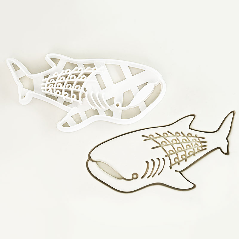 1 Pc/4 Pcs Shark Cookie Cutter - Kitchen Baking Cookies avis et prix