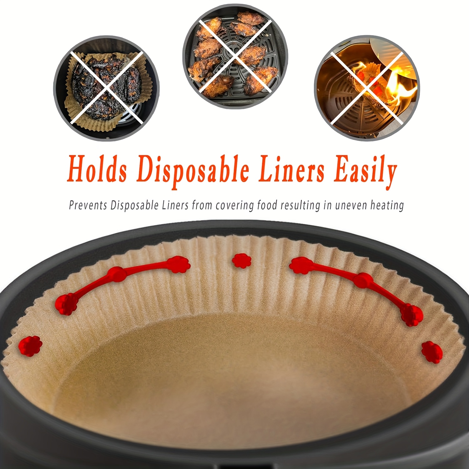 1/2Set Air Fryer Magnet Silico - Kitchen Baking Paper avis et prix