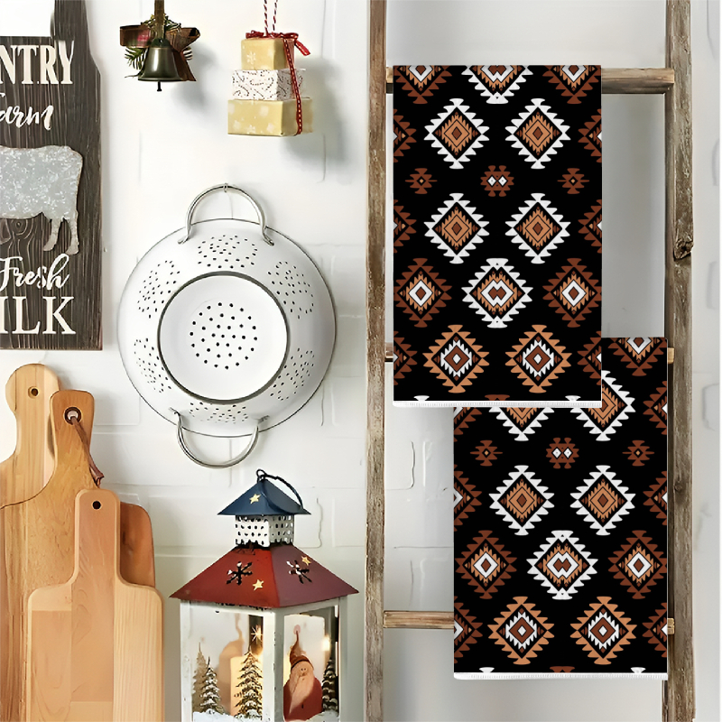 2Pcs, Bohemian Style Diamond-P - Kitchen Baking Necessities avis et prix