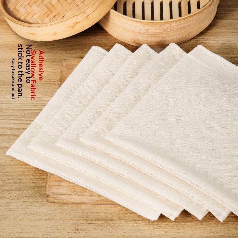 3Pcs Pure Round Cotton Steamer - Kitchen Baking Mat avis et prix