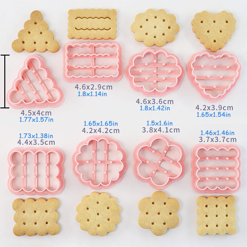 8 Piece Cute Classic Biscuit C - Kitchen Baking Cookies avis et prix