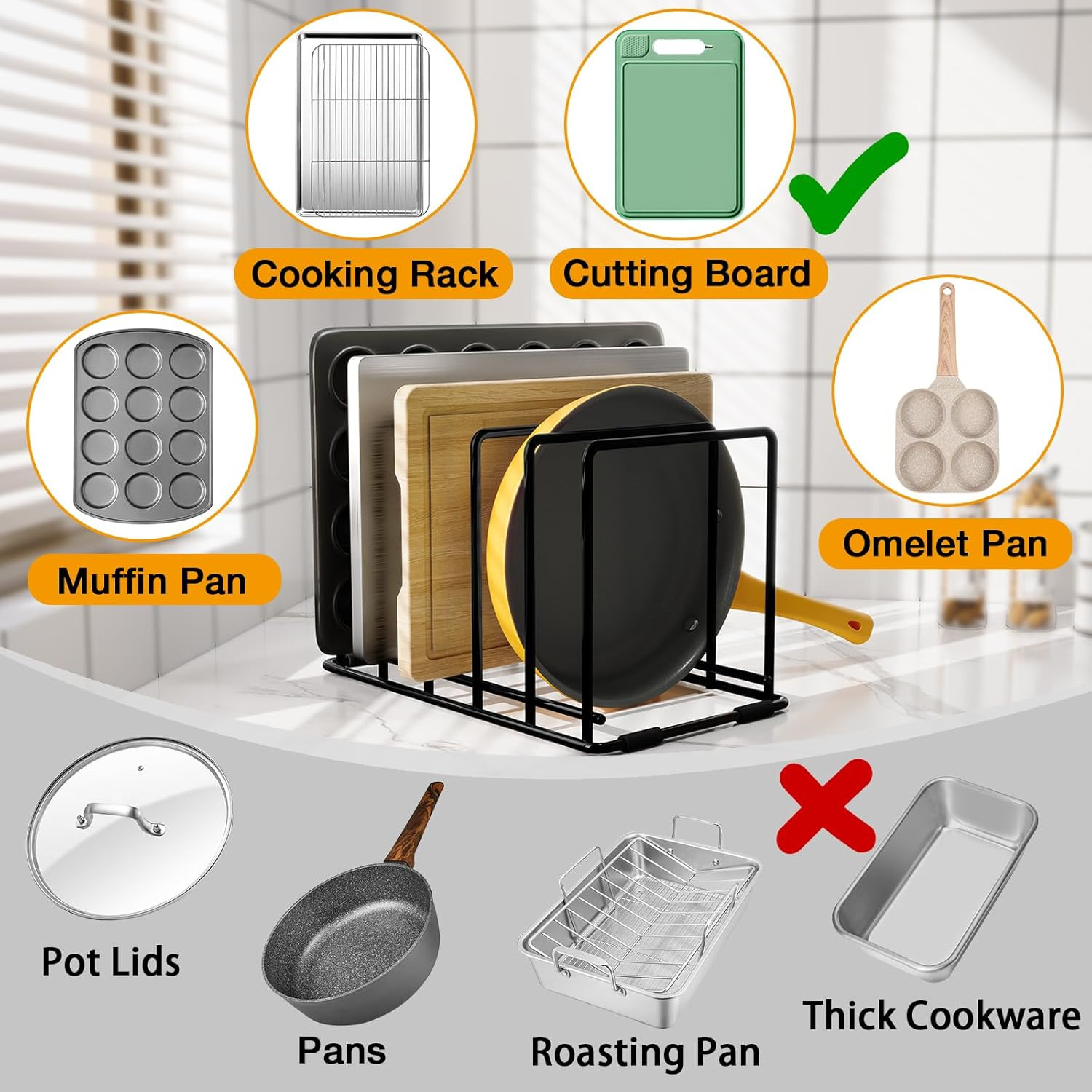 Steel Kitchen Cabinet Organize - Kitchen Cabinet Baking Organizer avis et prix