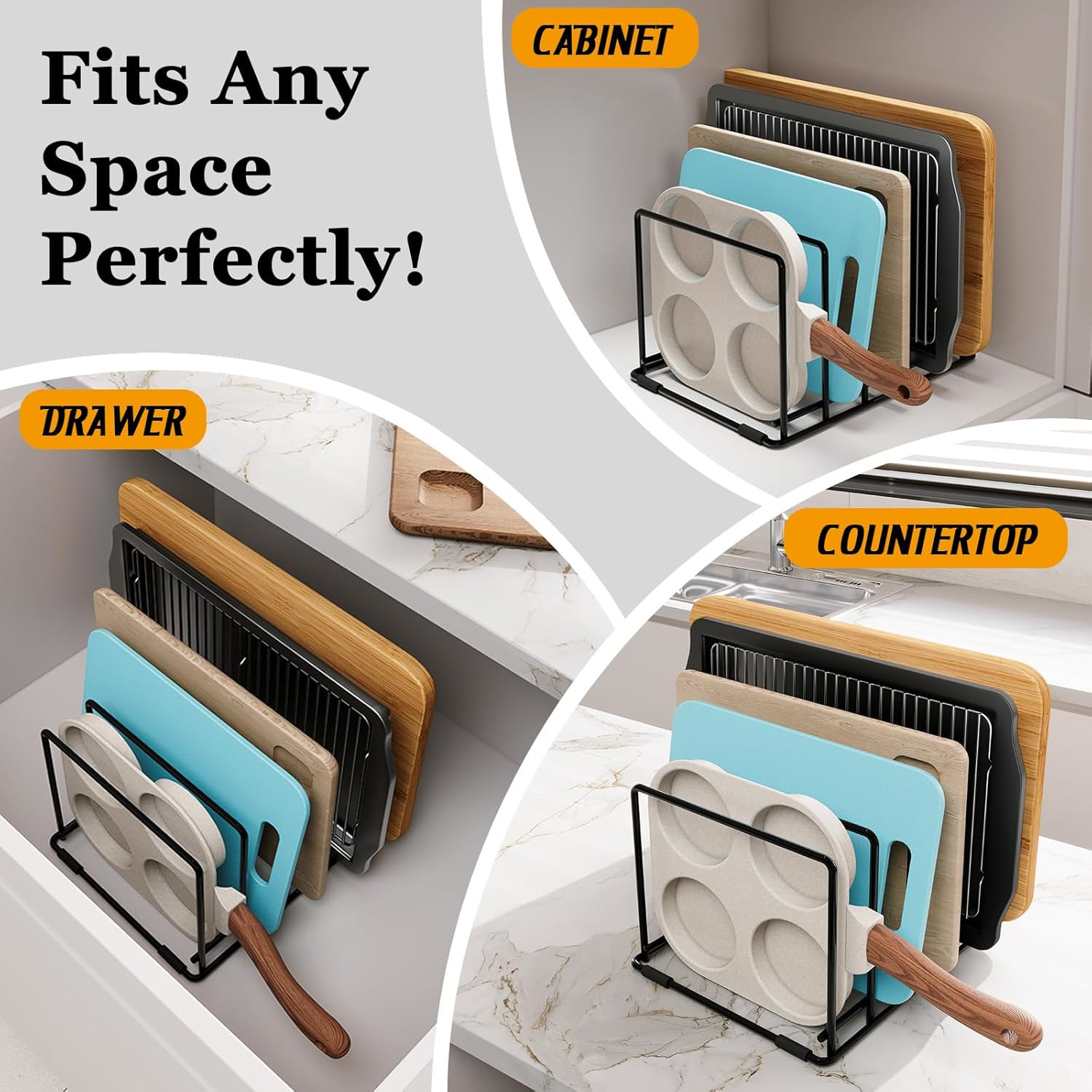 Steel Kitchen Cabinet Organize - Kitchen Cabinet Baking Organizer avis et prix