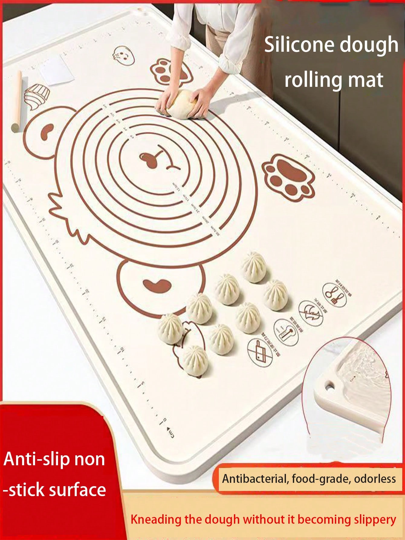 Extra Thick Silicone Baking Ma - Kitchen Baking Mat avis et prix