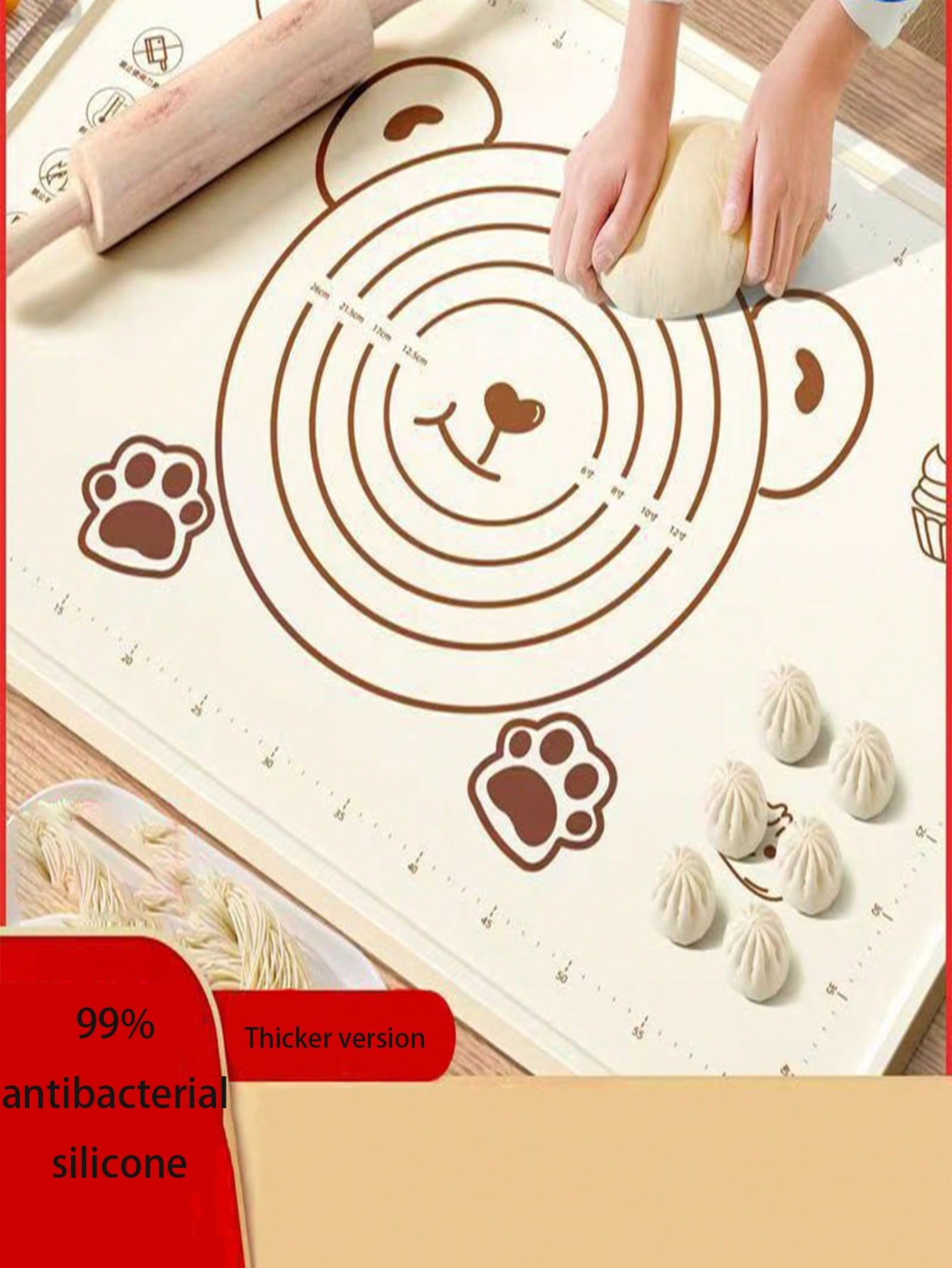 Extra Thick Silicone Baking Ma - Kitchen Baking Mat avis et prix