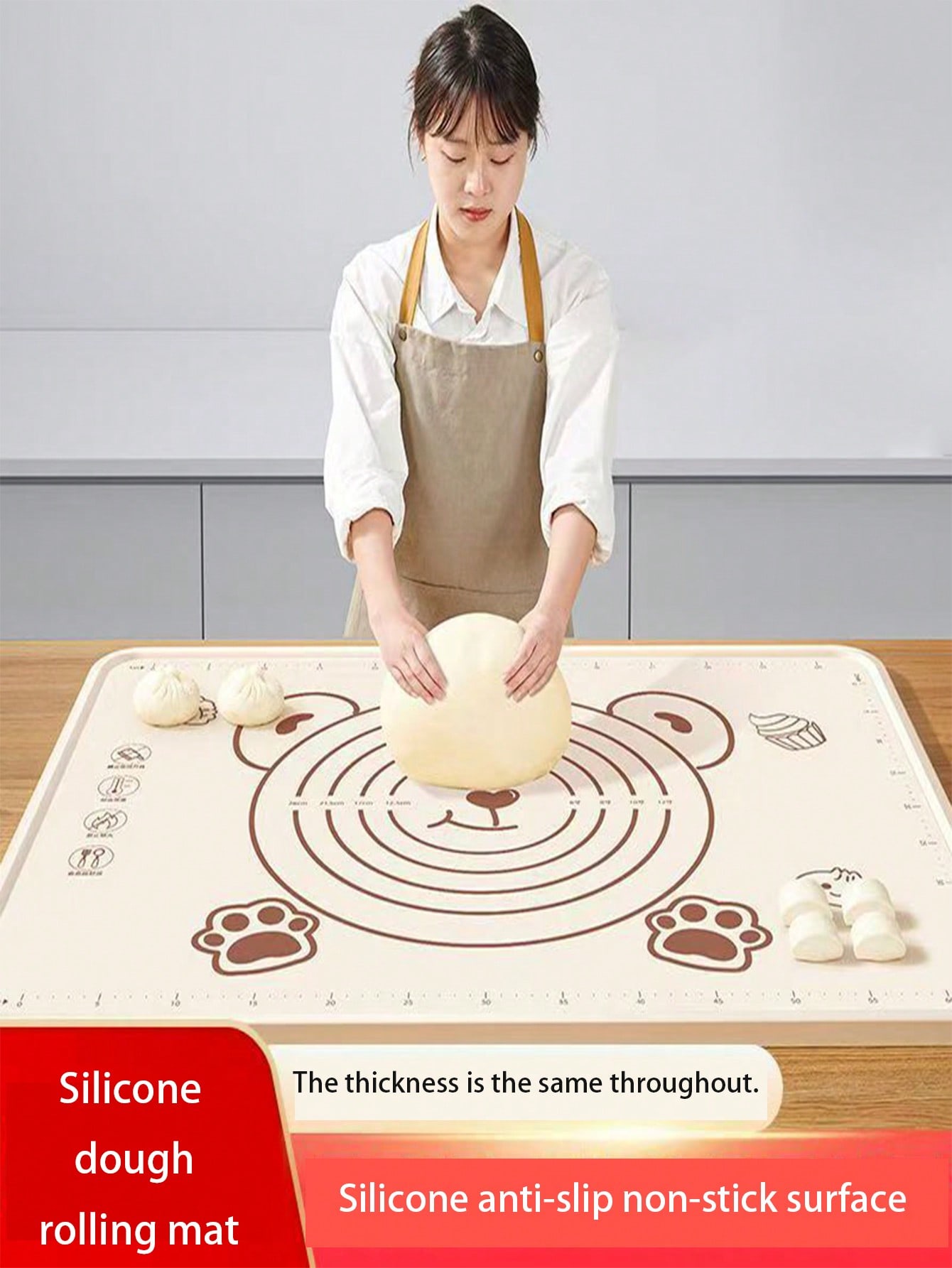 Extra Thick Silicone Baking Ma - Kitchen Baking Mat avis et prix