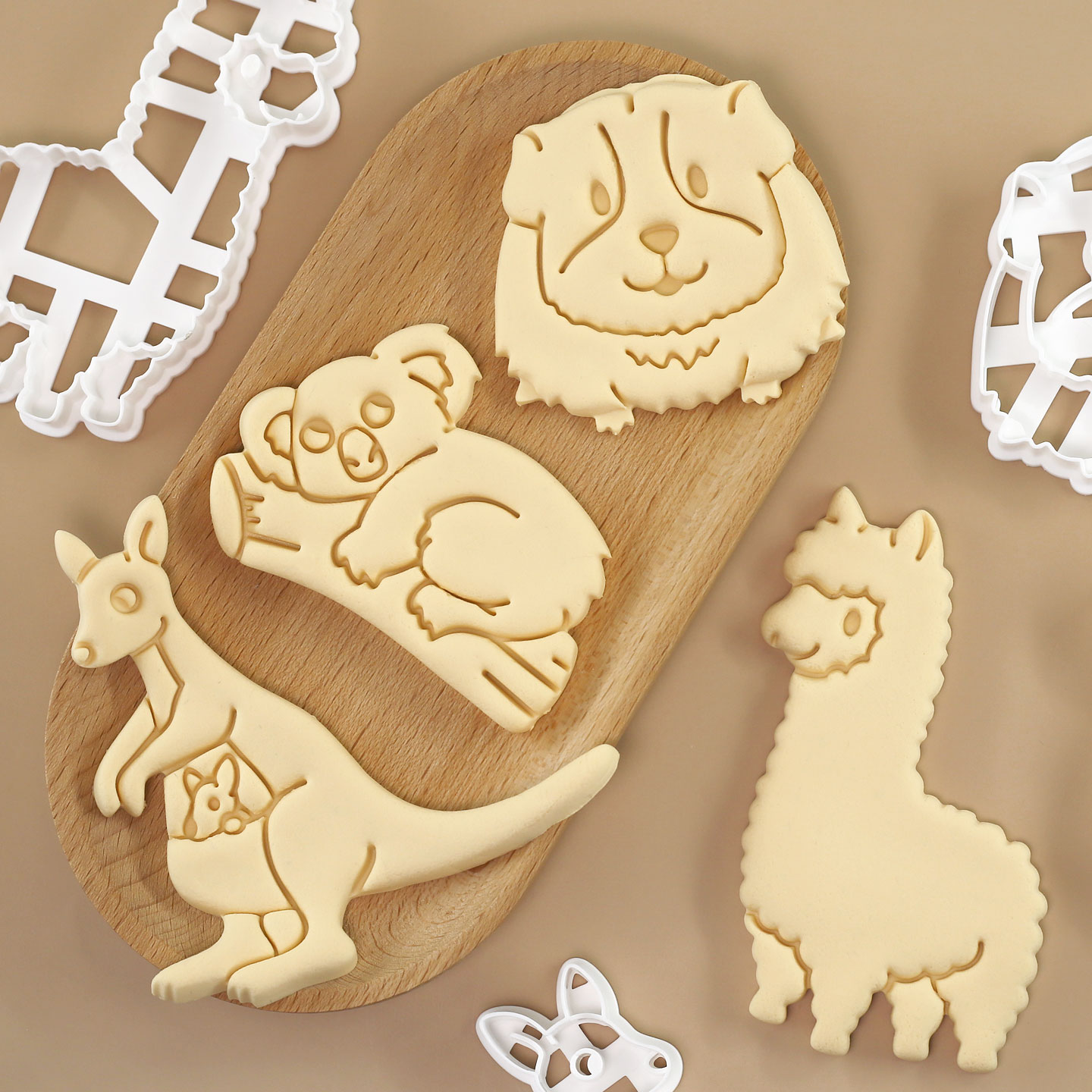 4 Pcs Forest Animals Alpaca Ka - Kitchen Baking Cookies avis et prix