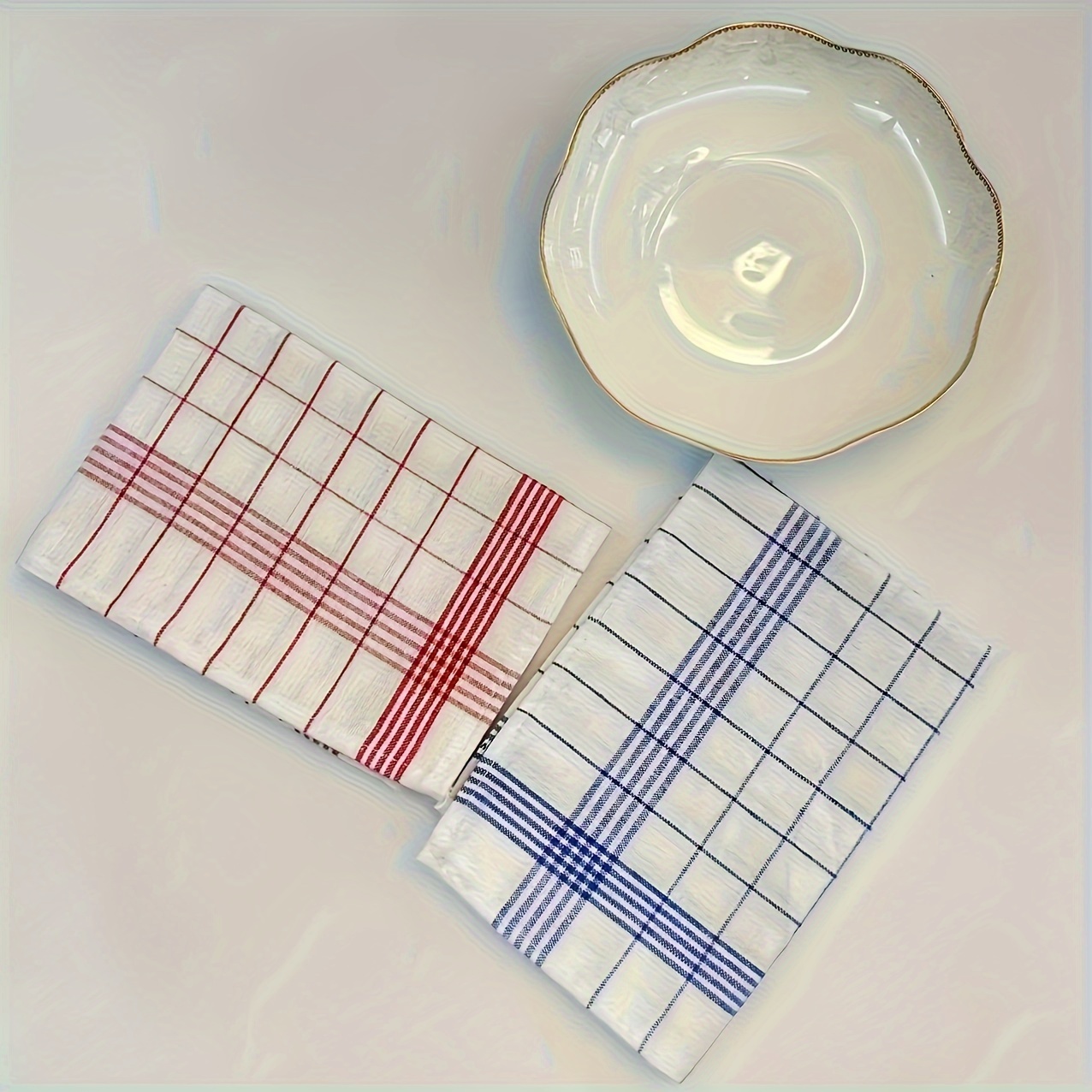 3/8Pcs, Colorful Simple Plaid  - Kitchen Baking Necessities avis et prix