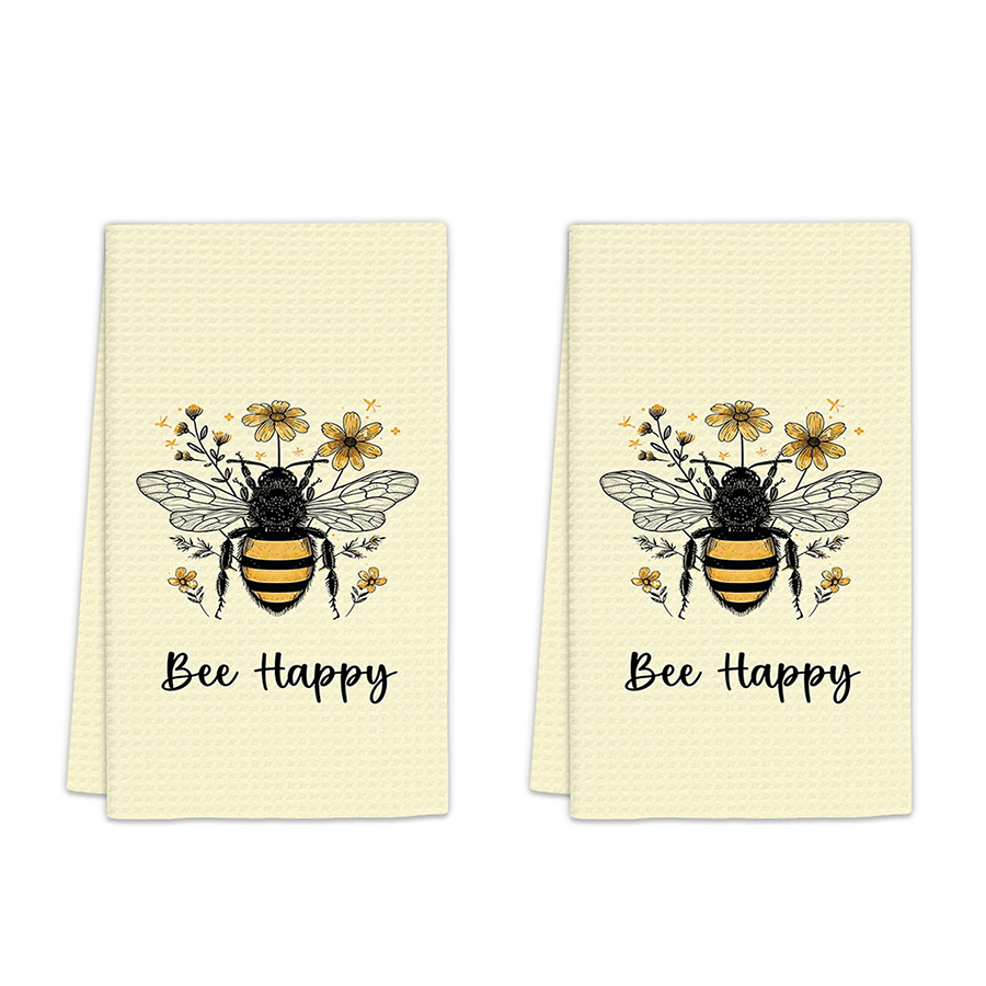2Pcs, Summer Bee Happy Kitchen - Kitchen Baking Necessities avis et prix