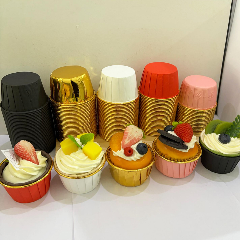 25Pcs Rolled Edge Cake Cups, W - Kitchen Baking Paper avis et prix