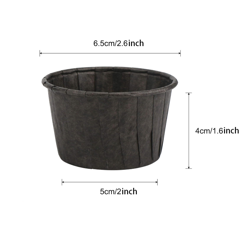 25Pcs Rolled Edge Cake Cups, W - Kitchen Baking Paper avis et prix