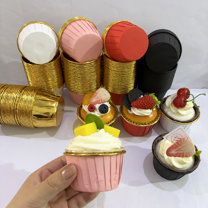 25Pcs Rolled Edge Cake Cups, W - Kitchen Baking Paper avis et prix