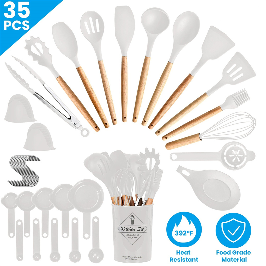35Pcs Kitchen Cooking Utensils - Kitchen Baking Necessities avis et prix