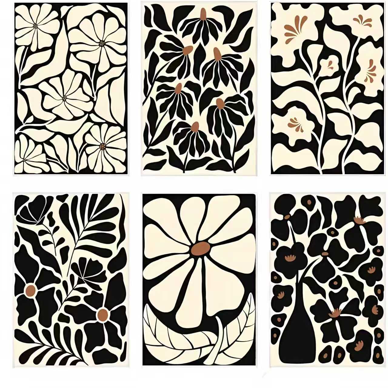 6Pcs, Retro Black and White Co - Kitchen Baking Necessities avis et prix