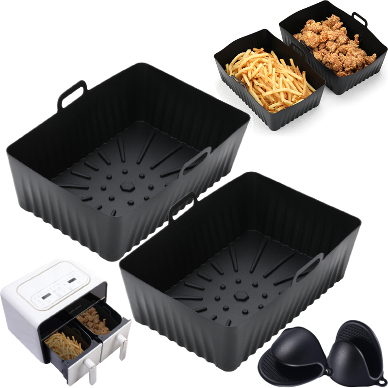Silicone Air Fryer Liners Non- - Kitchen Baking Zone avis et prix