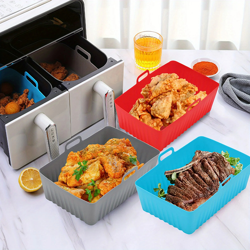 Silicone Air Fryer Liners Non- - Kitchen Baking Zone avis et prix