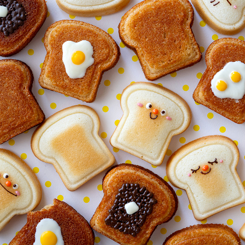 8 Cavity Toast Bread Pattern C - Kitchen Baking Gadgets avis et prix