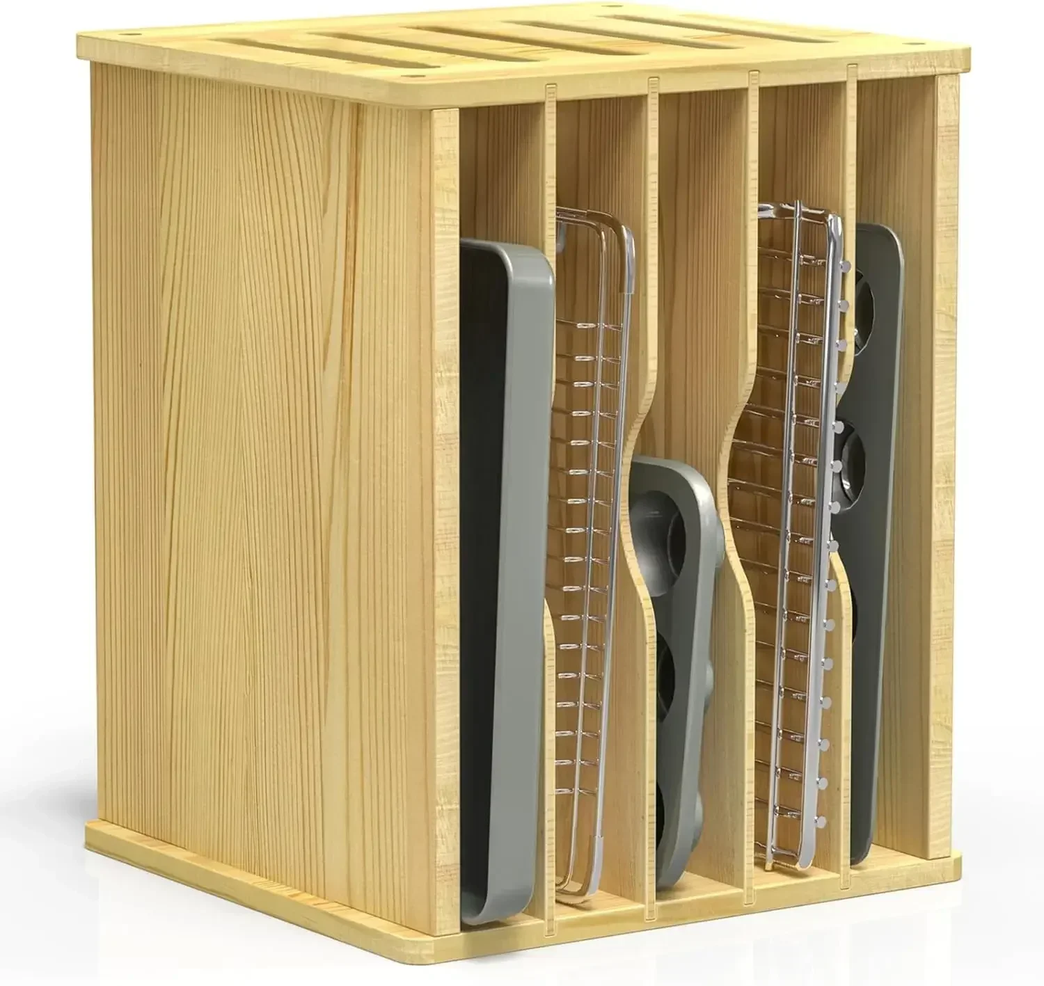 XMSJ-Sale6 Tier Wooden Cabinet - Kitchen Cabinet Baking Organizer avis et prix