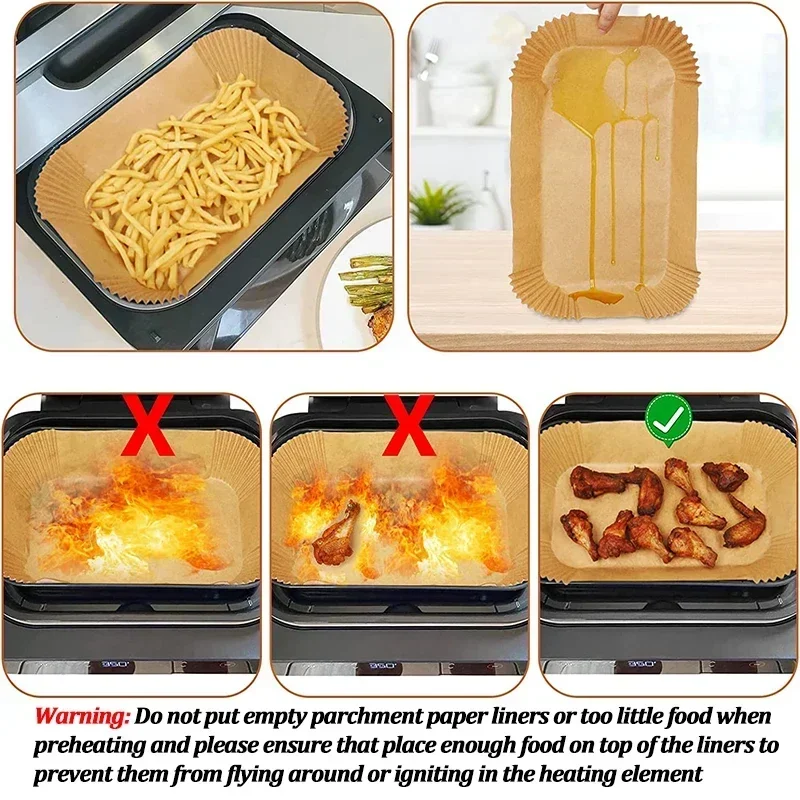 Disposable Air Fryer Paper Non - Kitchen Baking Paper avis et prix