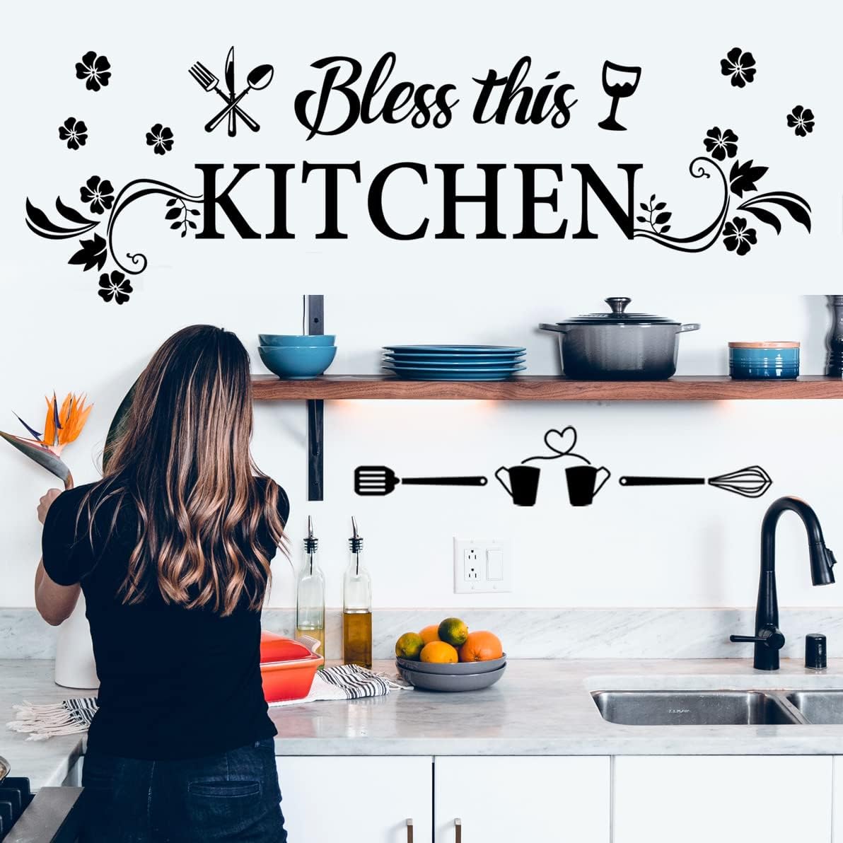 Bless This Kitchen Wall Decal  - Kitchen Baking Paper avis et prix