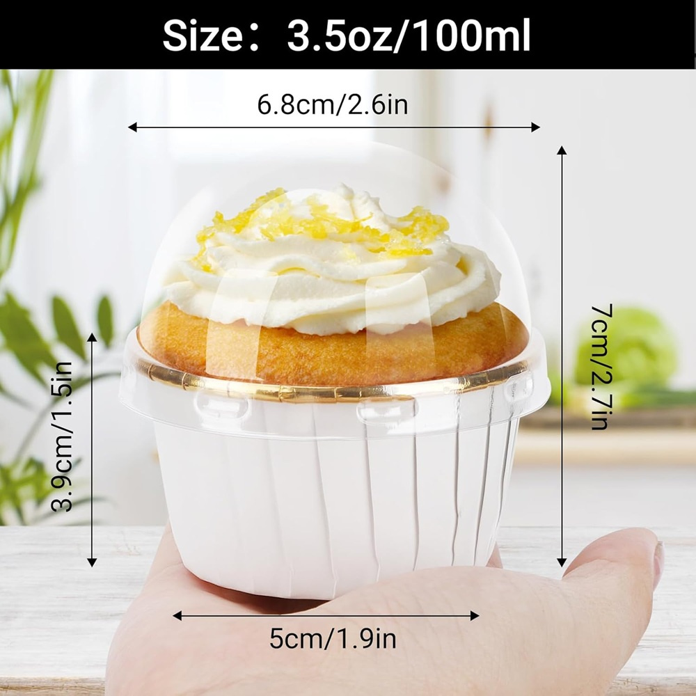 50 pcs Muffins Cup Paper Cupca - Kitchen Baking Paper avis et prix