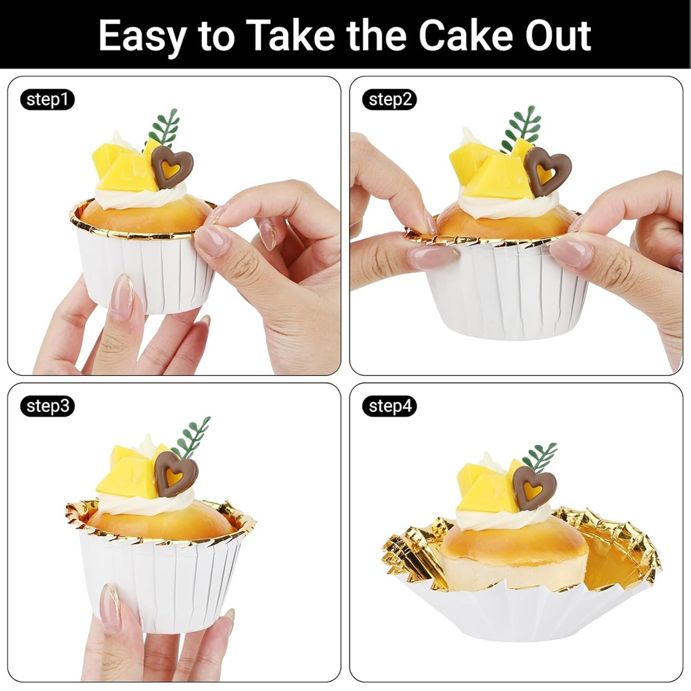 50 pcs Muffins Cup Paper Cupca - Kitchen Baking Paper avis et prix