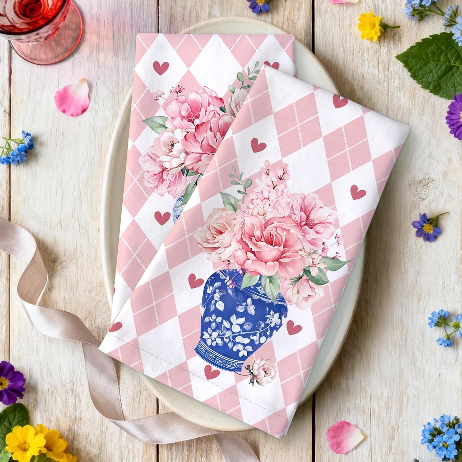 2Pcs, Pink and White Diamond-P - Kitchen Baking Necessities avis et prix