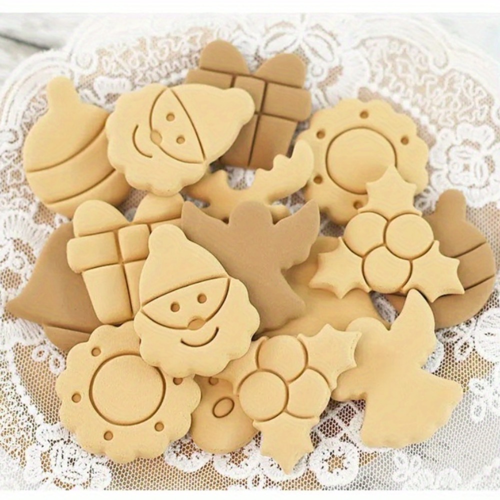 8Pcs Cute Bear Santa/reindeer  - Kitchen Baking Cookies avis et prix
