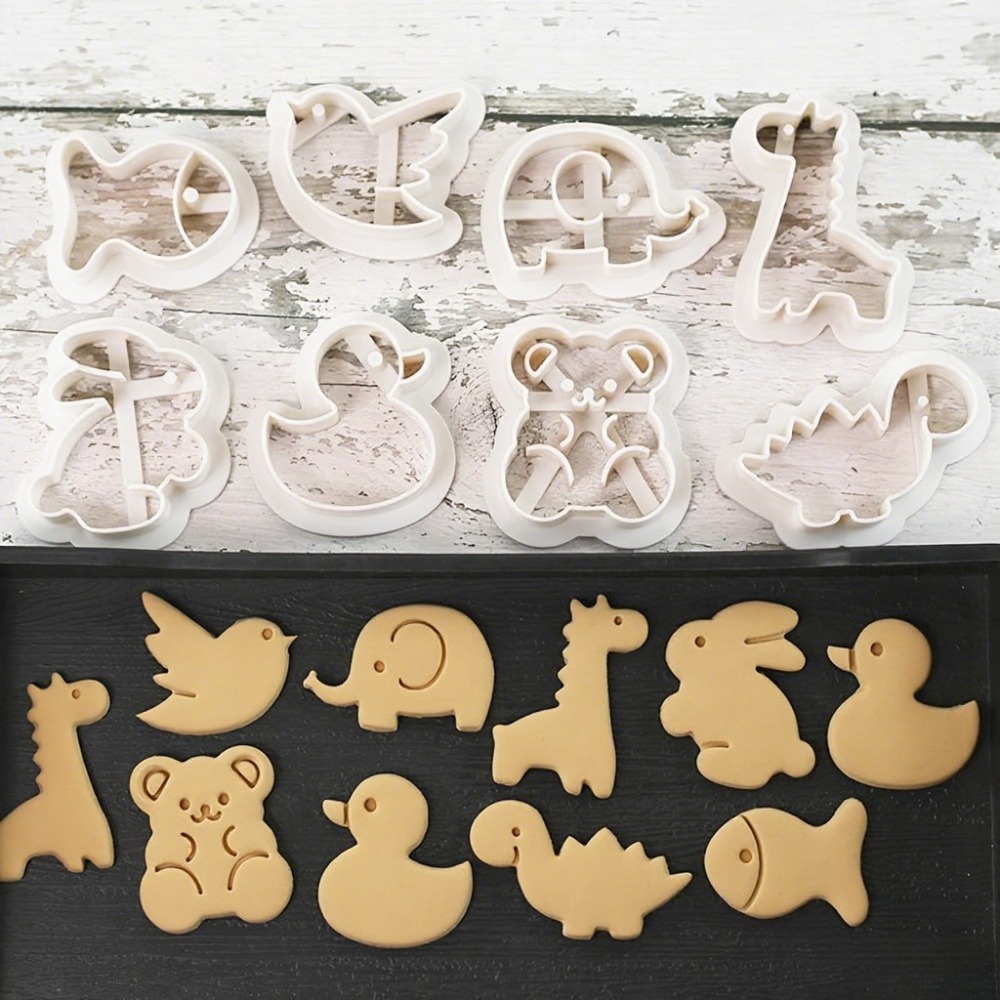 8Pcs Cute Bear Santa/reindeer  - Kitchen Baking Cookies avis et prix
