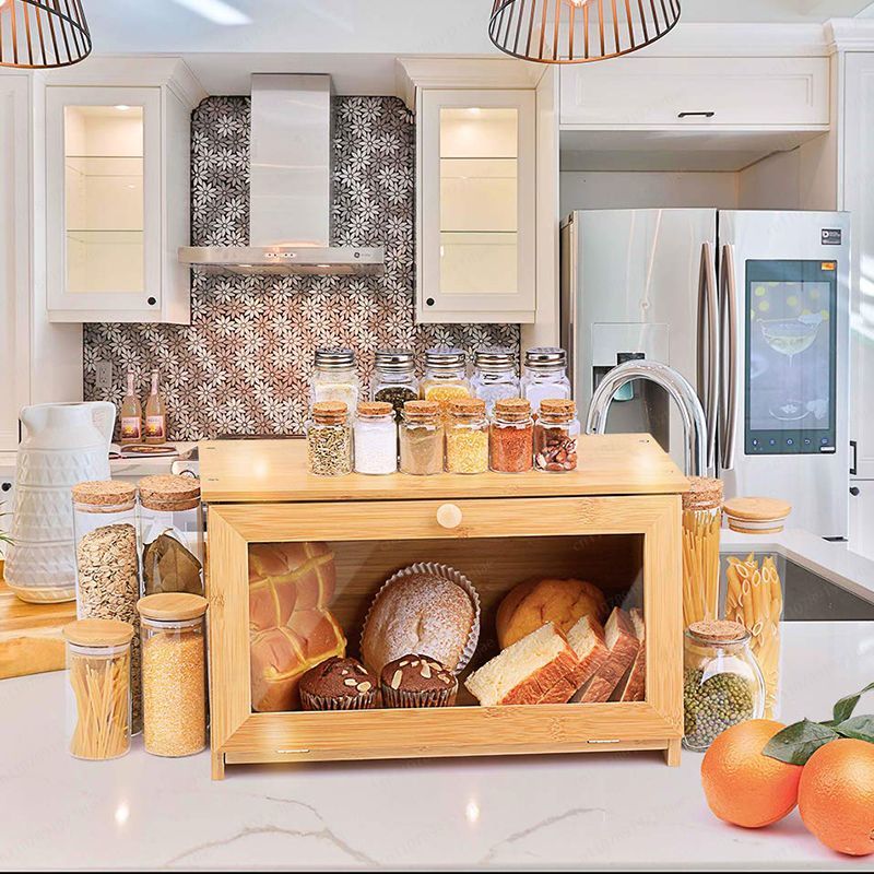 Bread Storage Display Cabinet  - Kitchen Cabinet Baking Organizer avis et prix