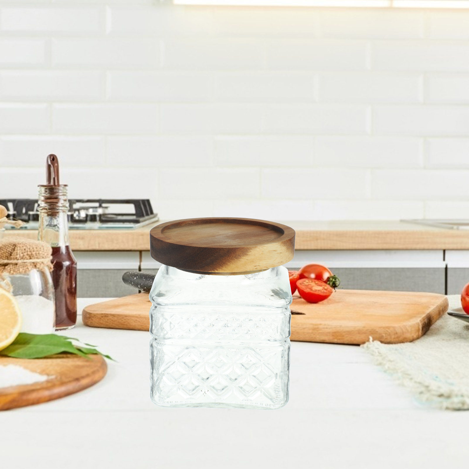 Airtight Glass Canister with N - Kitchen Baking Soda avis et prix