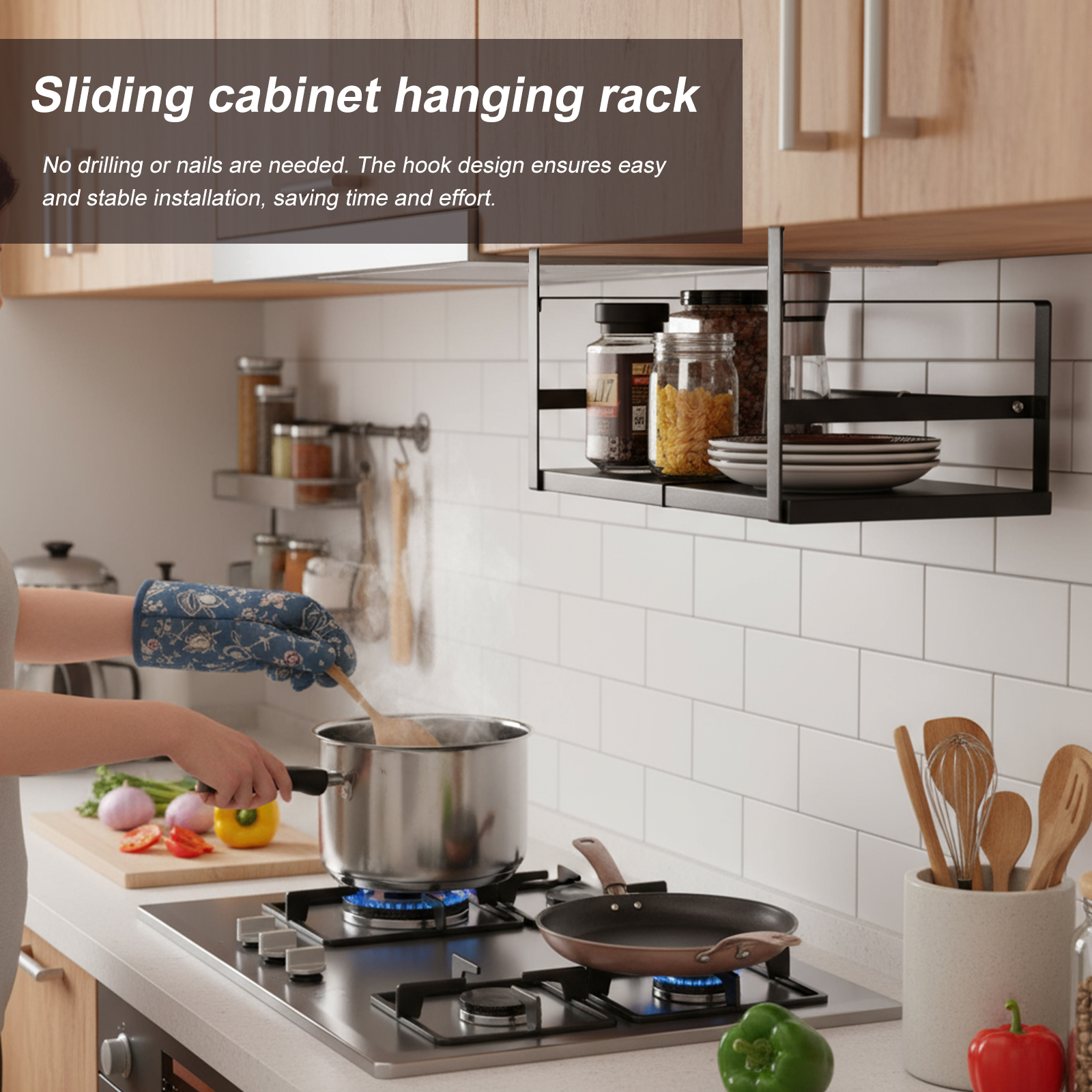 Expandable Cabinet Organizer S - Kitchen Cabinet Baking Organizer avis et prix