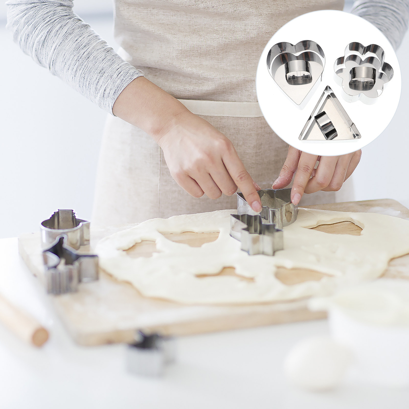 3Sets Stainless Steel Cookie M - Kitchen Baking Cookies avis et prix