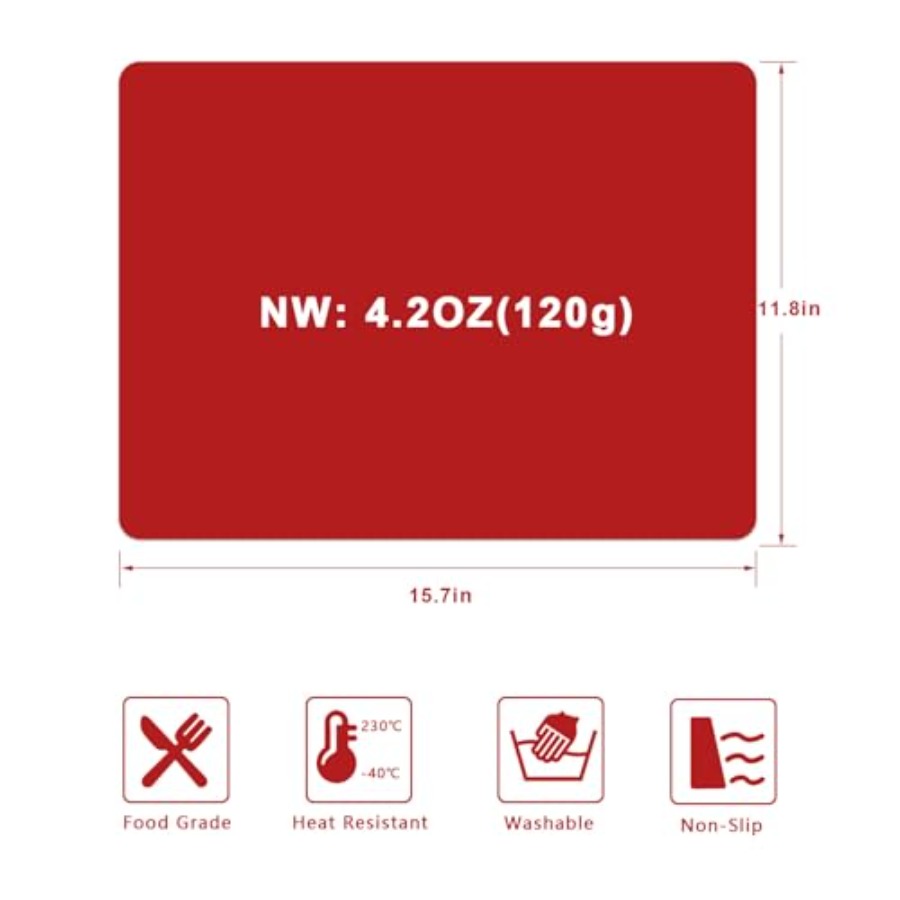 Silicone Placemats, Food-Grade - Kitchen Baking Mat avis et prix
