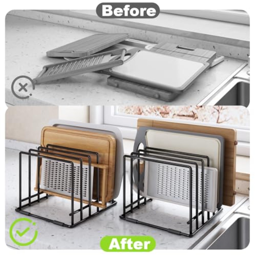 2-pack 5-slot baking storage s - Kitchen Cabinet Baking Organizer avis et prix