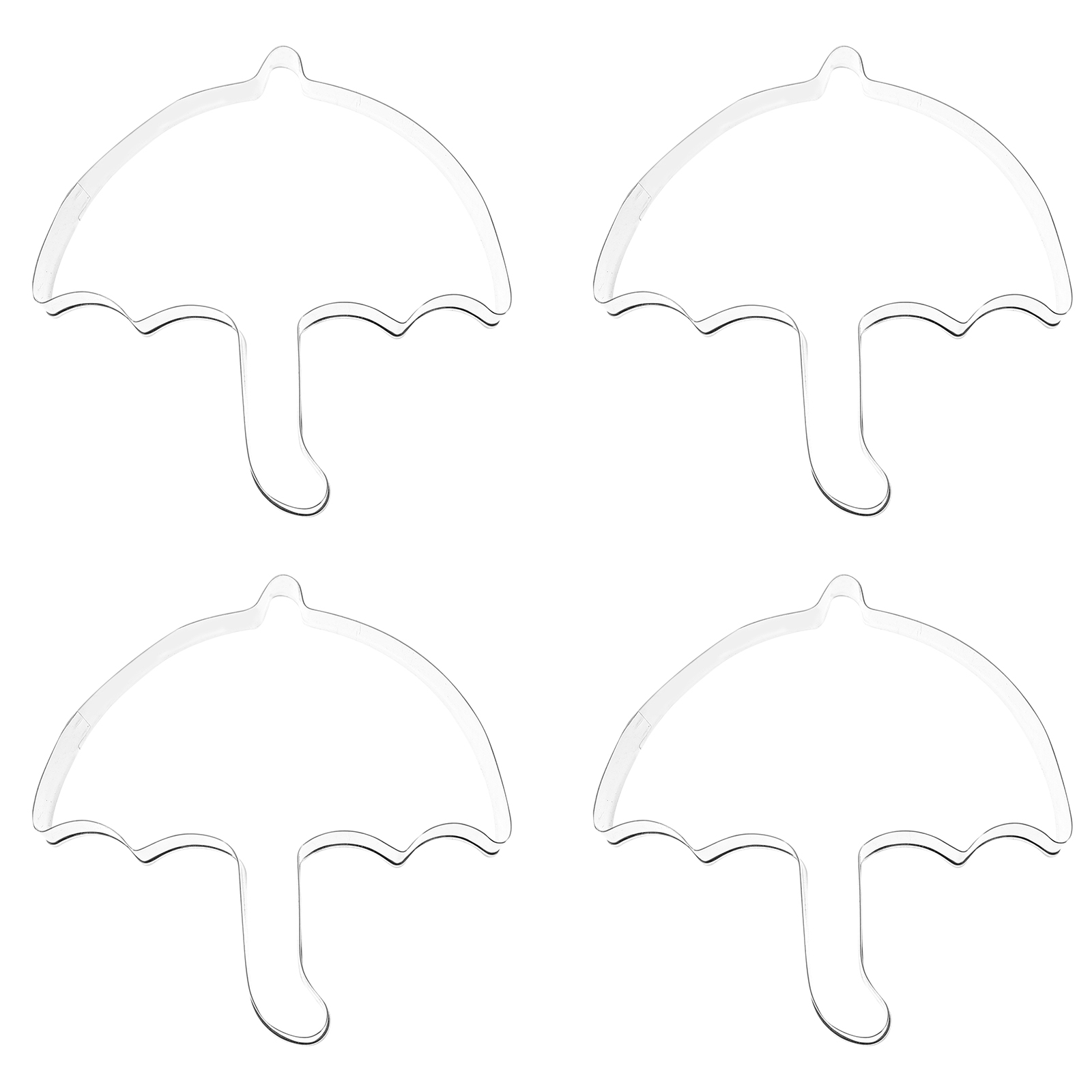 4Pcs Umbrella Design Stainless - Kitchen Baking Cookies avis et prix