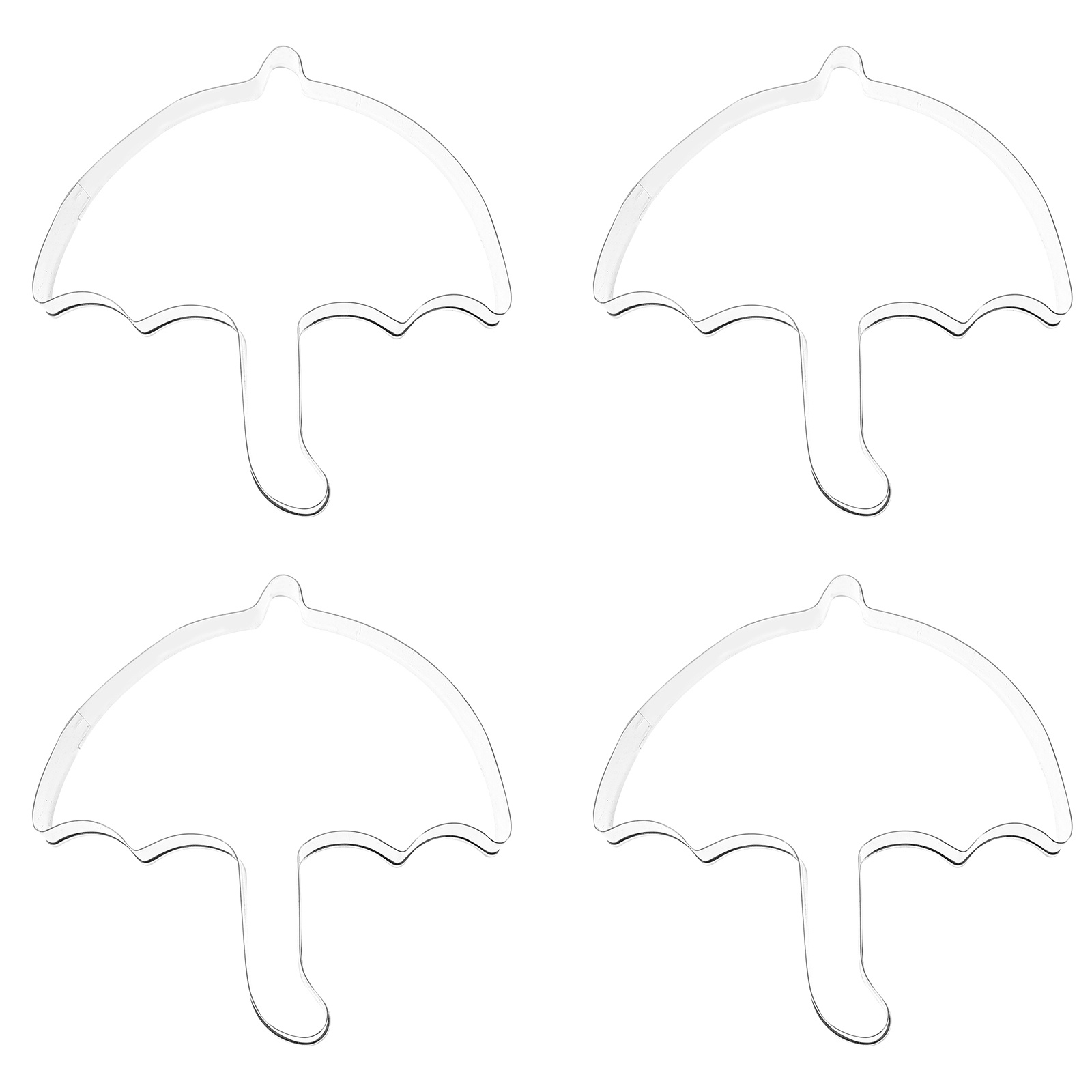 4Pcs Umbrella Design Stainless - Kitchen Baking Cookies avis et prix
