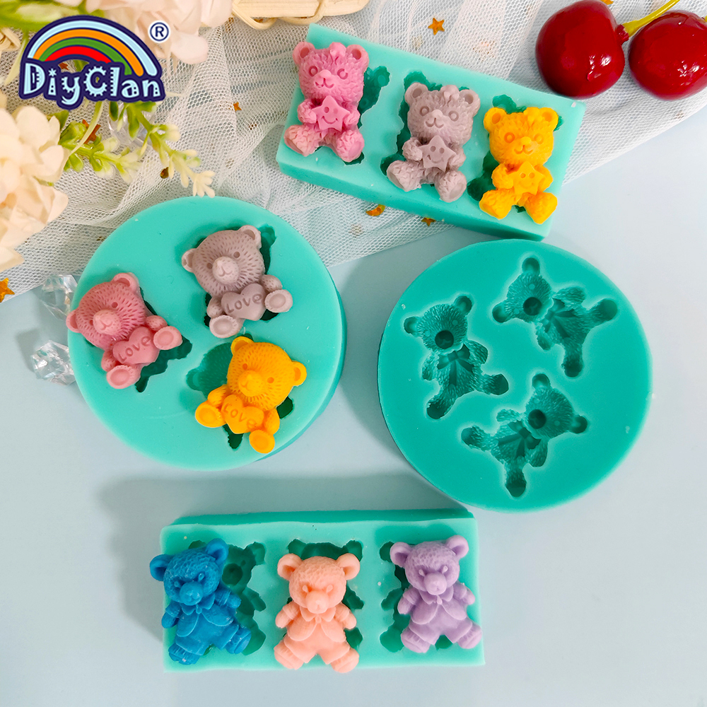 Cute Mini Bear Silicone Mold F - Kitchen Baking Gadgets avis et prix