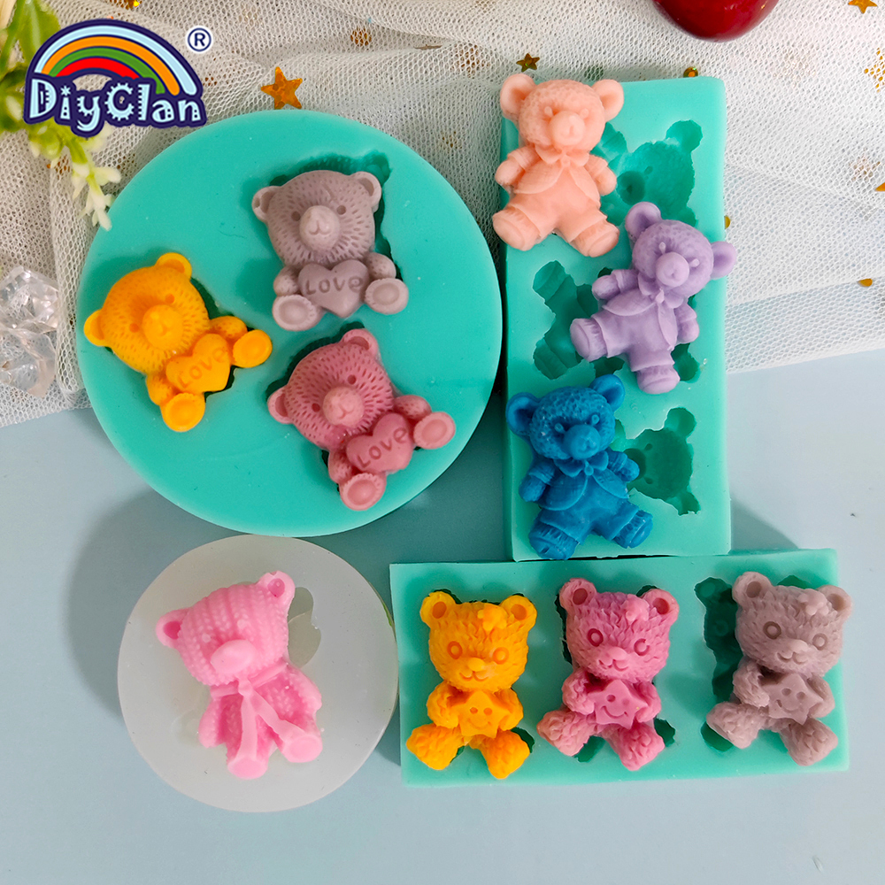 Cute Mini Bear Silicone Mold F - Kitchen Baking Gadgets avis et prix