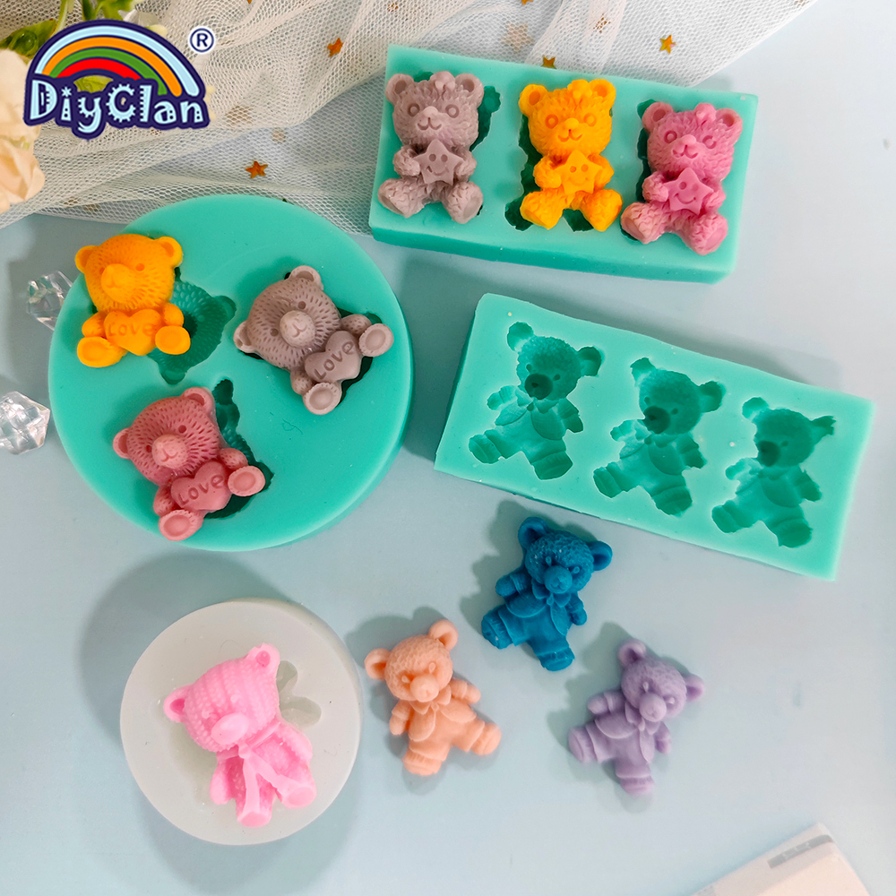 Cute Mini Bear Silicone Mold F - Kitchen Baking Gadgets avis et prix