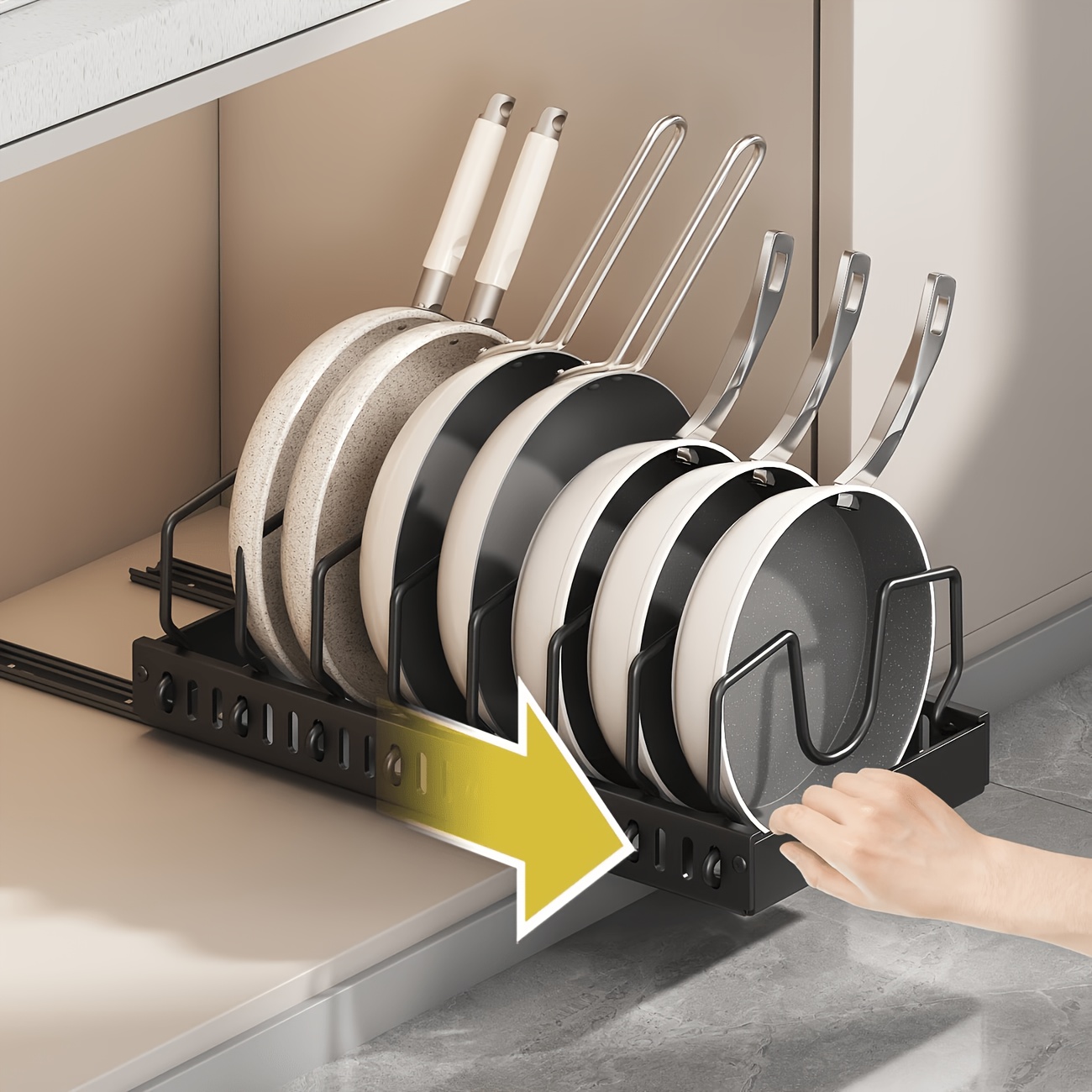 1/2pcs Kitchen Storage Rack, A - Kitchen Cabinet Baking Organizer avis et prix