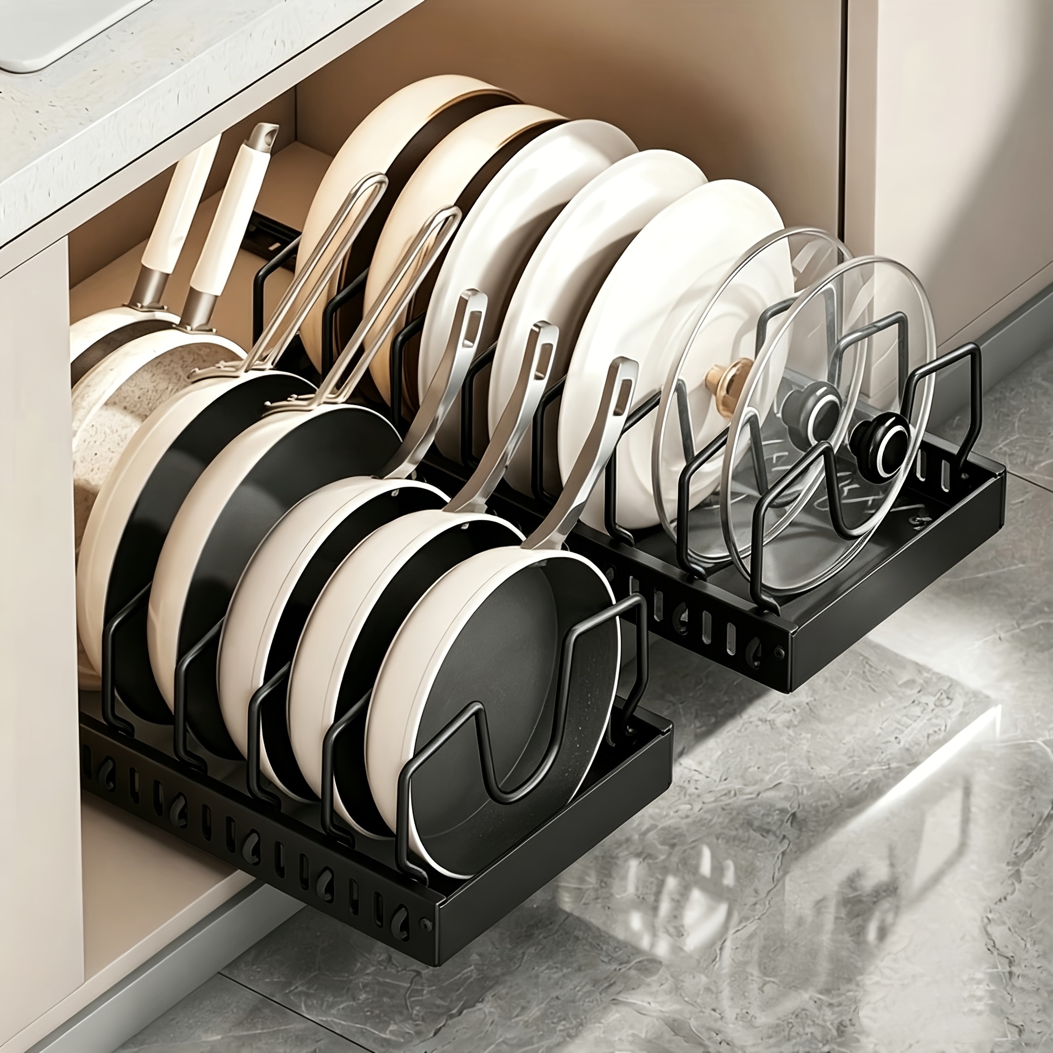 1/2pcs Kitchen Storage Rack, A - Kitchen Cabinet Baking Organizer avis et prix