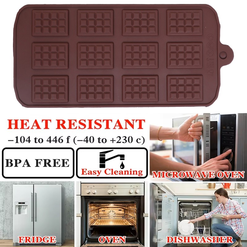 Silicone Chocolate Mold 12 Eve - Kitchen Baking Gadgets avis et prix