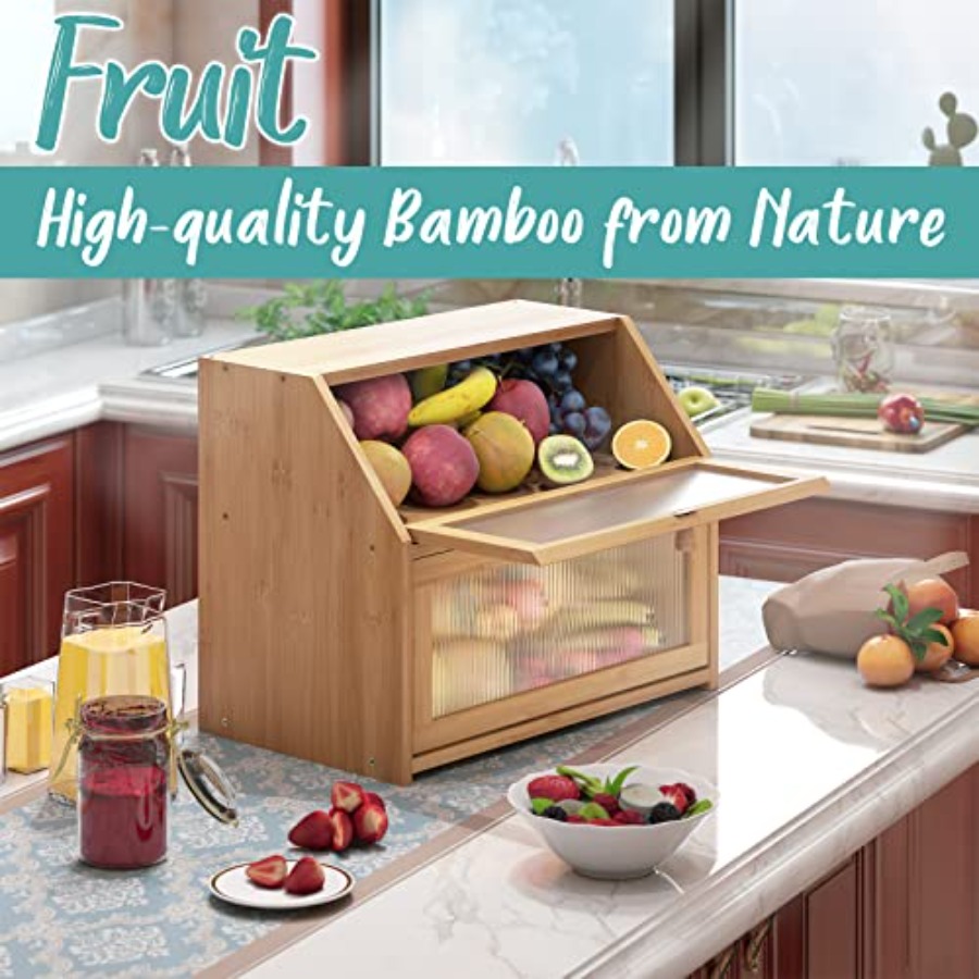 Bread Box for Kitchen Counter  - Kitchen Baking Mat avis et prix
