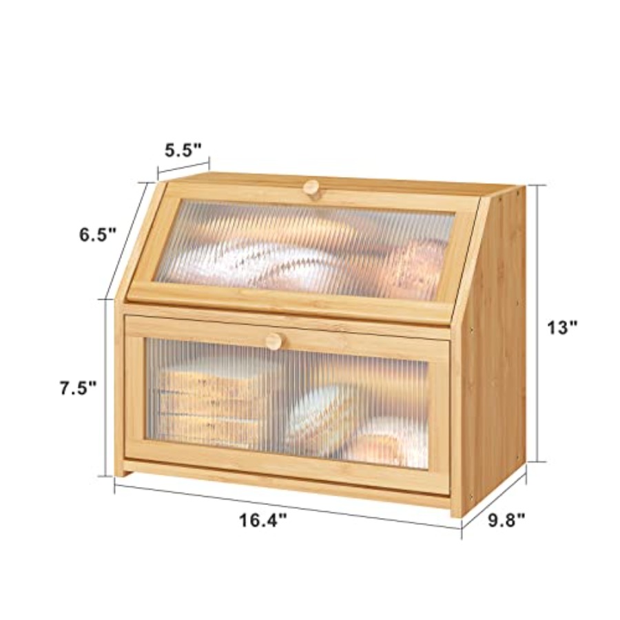 Bread Box for Kitchen Counter  - Kitchen Baking Mat avis et prix