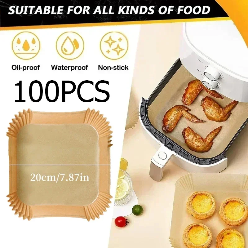 100PCS Airfryer Bakpapier Disp - Kitchen Baking Paper avis et prix