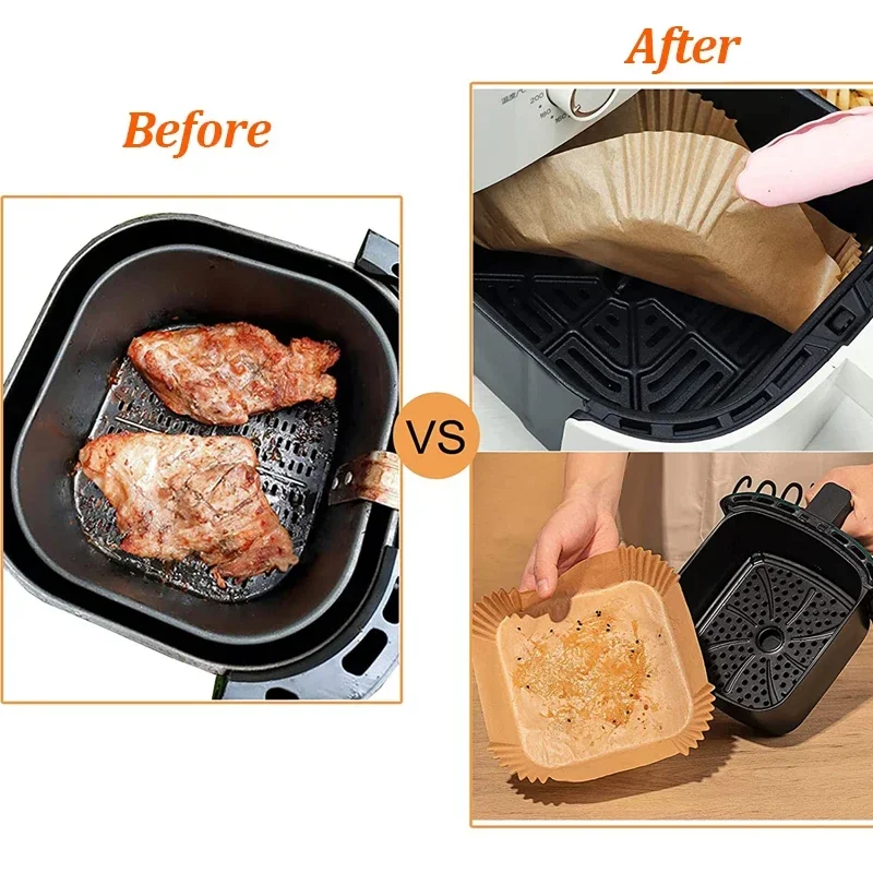 100PCS Airfryer Bakpapier Disp - Kitchen Baking Paper avis et prix