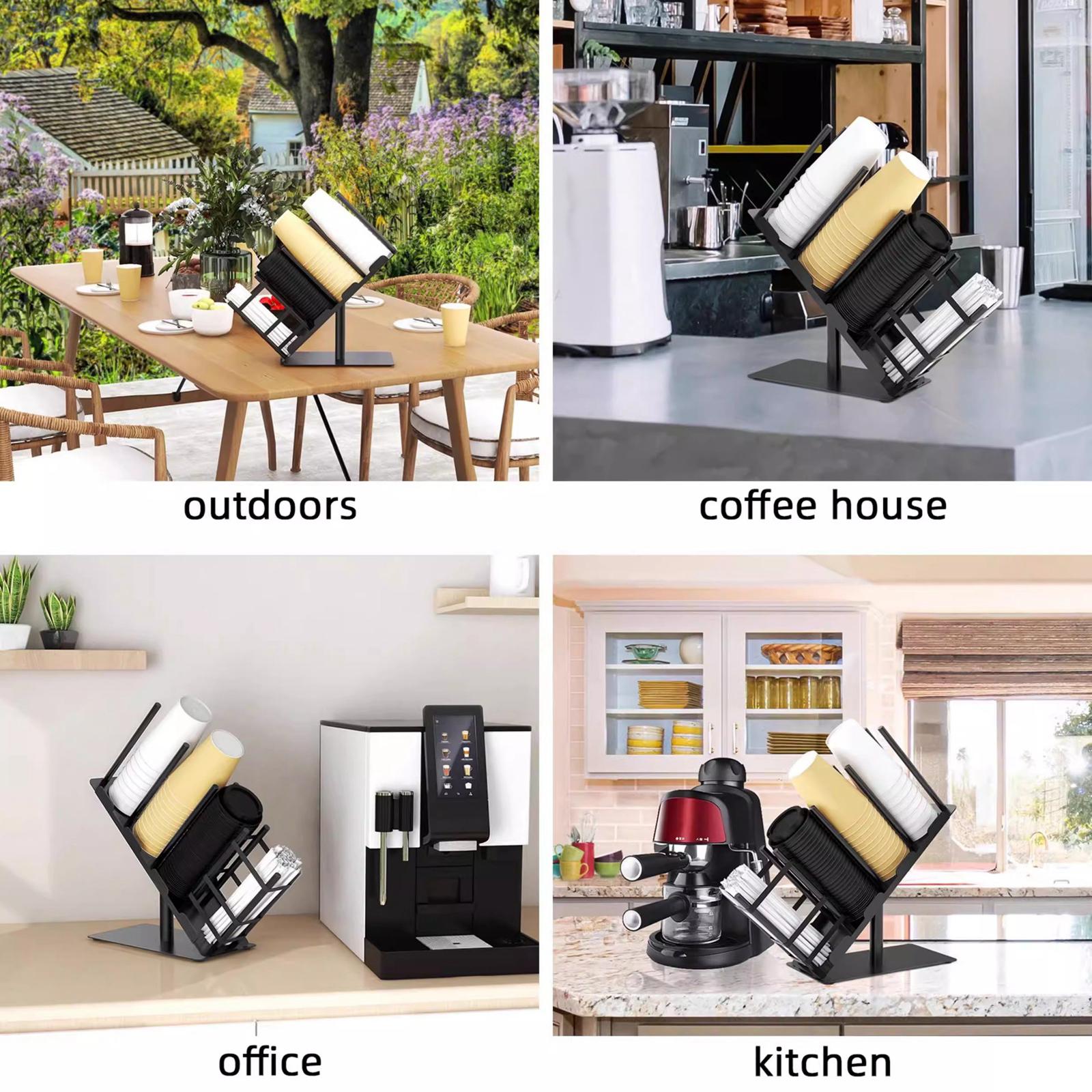 Paper Cup and Lid Holder Stora - Kitchen Cabinet Baking Organizer avis et prix