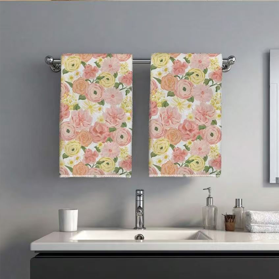 2Pcs, Cream-Colored Floral Kit - Kitchen Baking Necessities avis et prix
